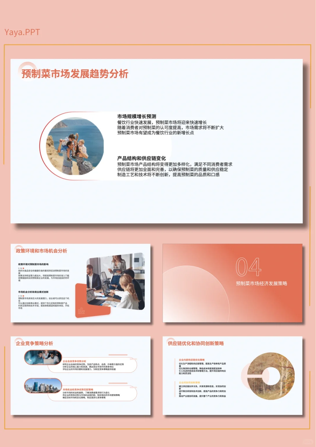 预制菜市场经济发展与分析行业报告PPT