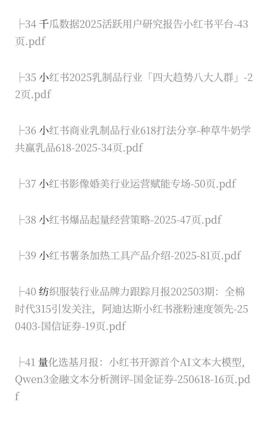2025年小红书市场分析报告（40份）