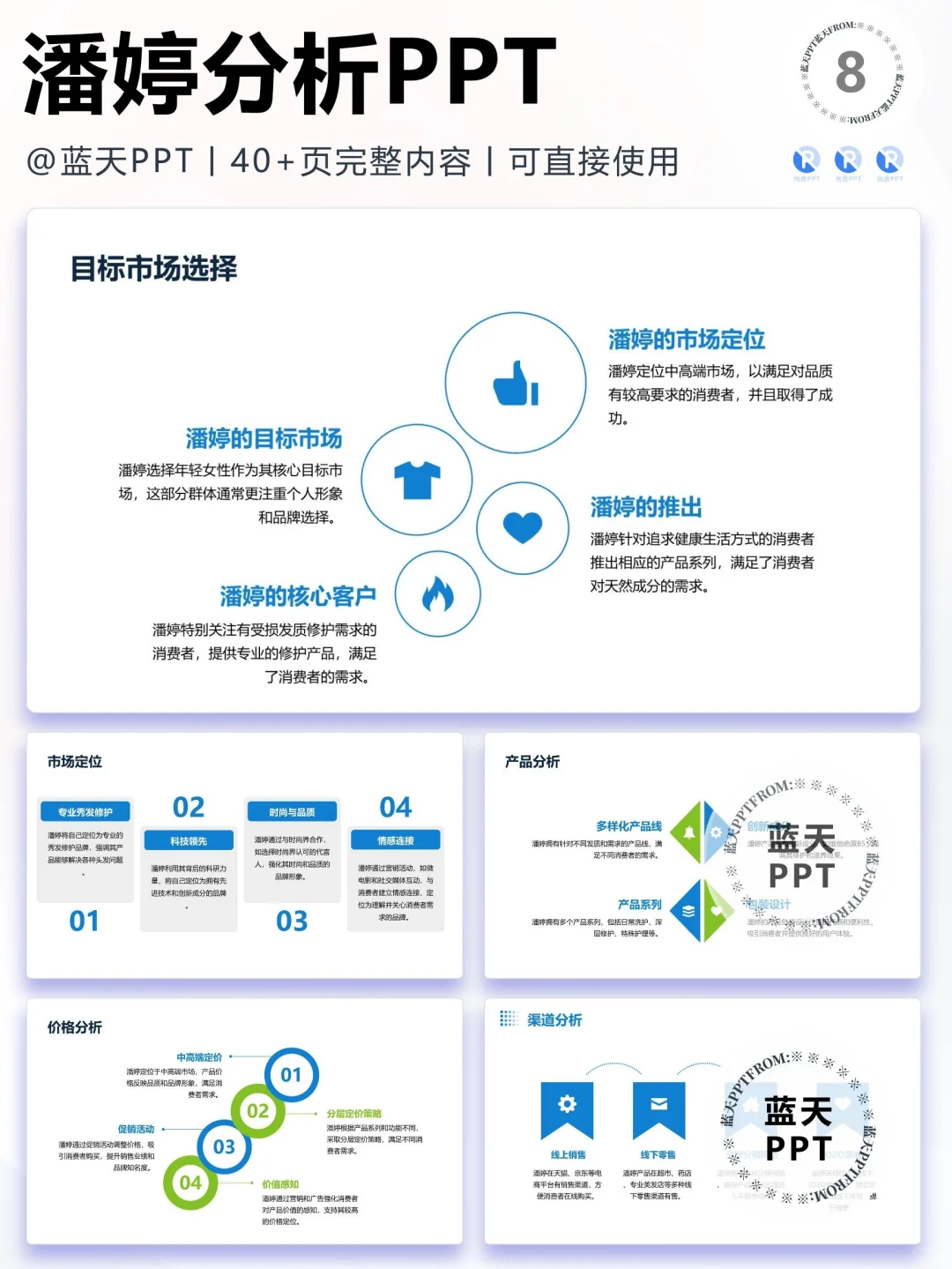 【069】潘婷战略分析营销策略 SWOT PPT