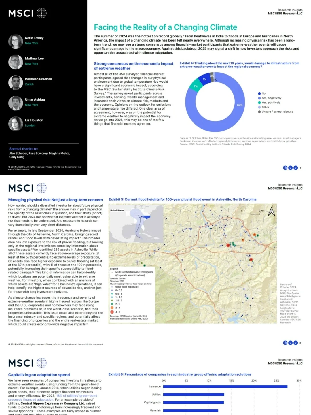 重磅!MSCI发布2025年可持续与气候趋势报告