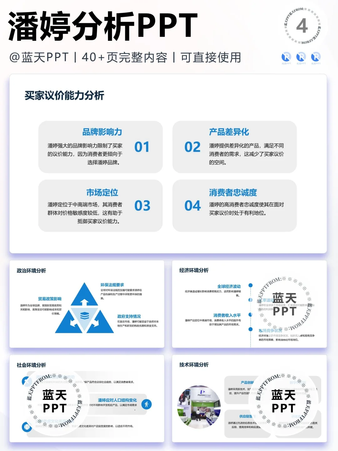 【069】潘婷战略分析营销策略 SWOT PPT