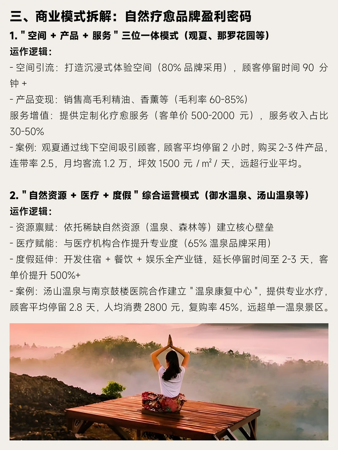 中国十大自然疗愈品牌深度拆解报告