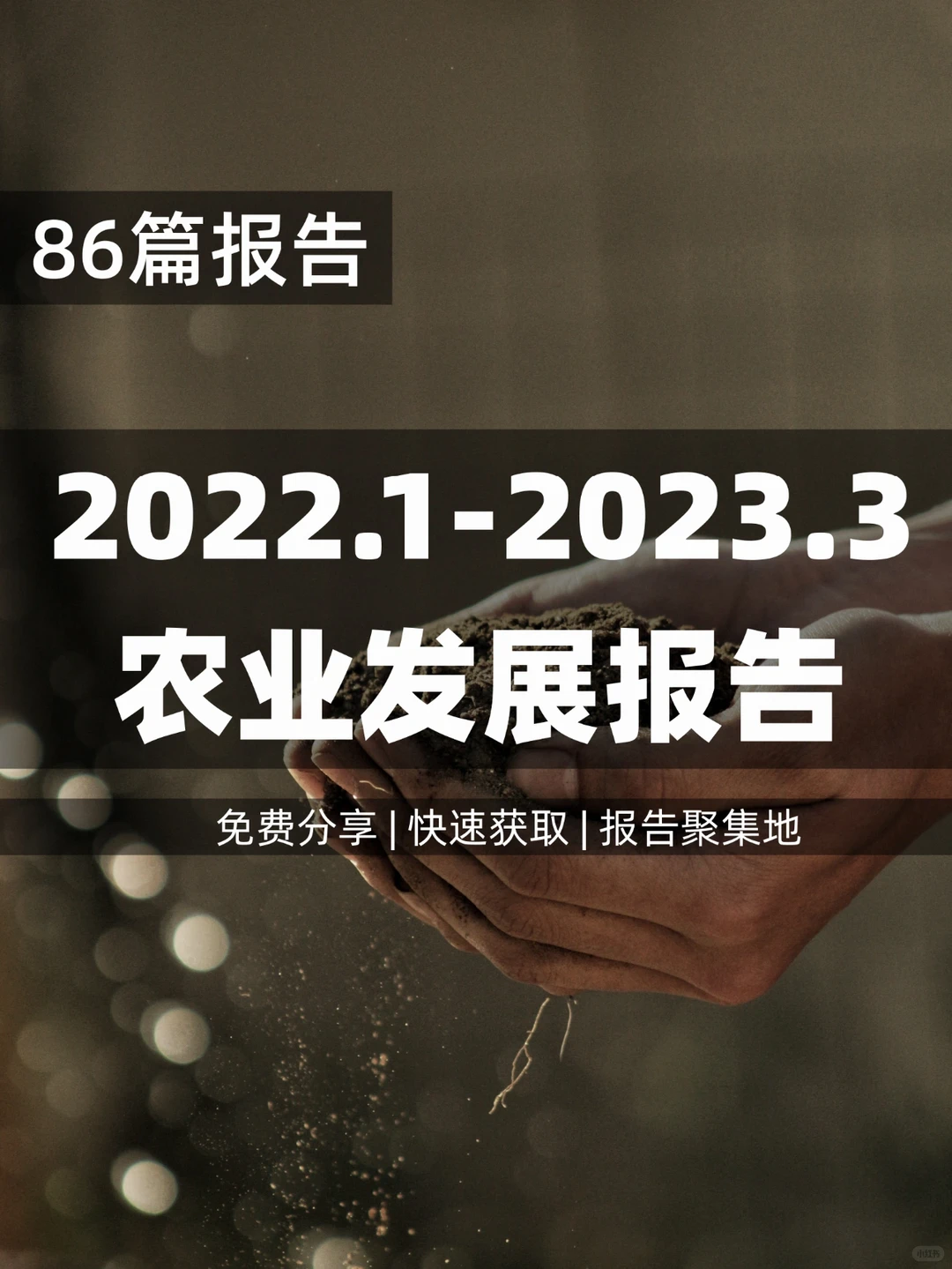 86篇 | 我读懂了农业趋势、产业、展望、状况
