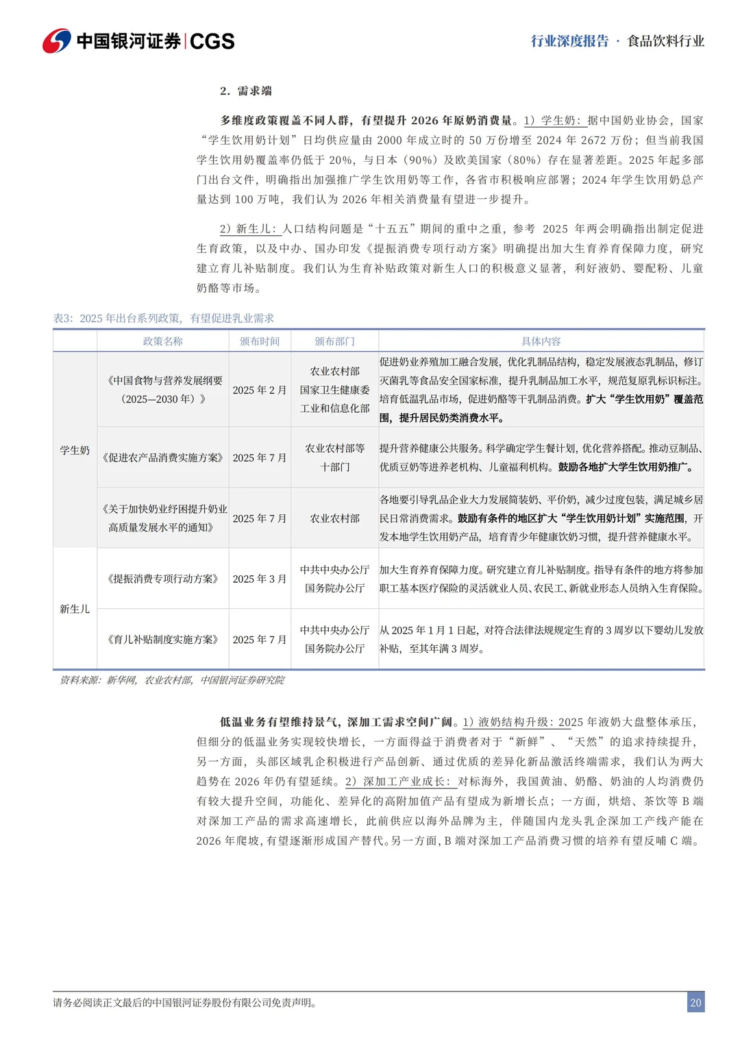 食品饮料行业2026年度投资策略