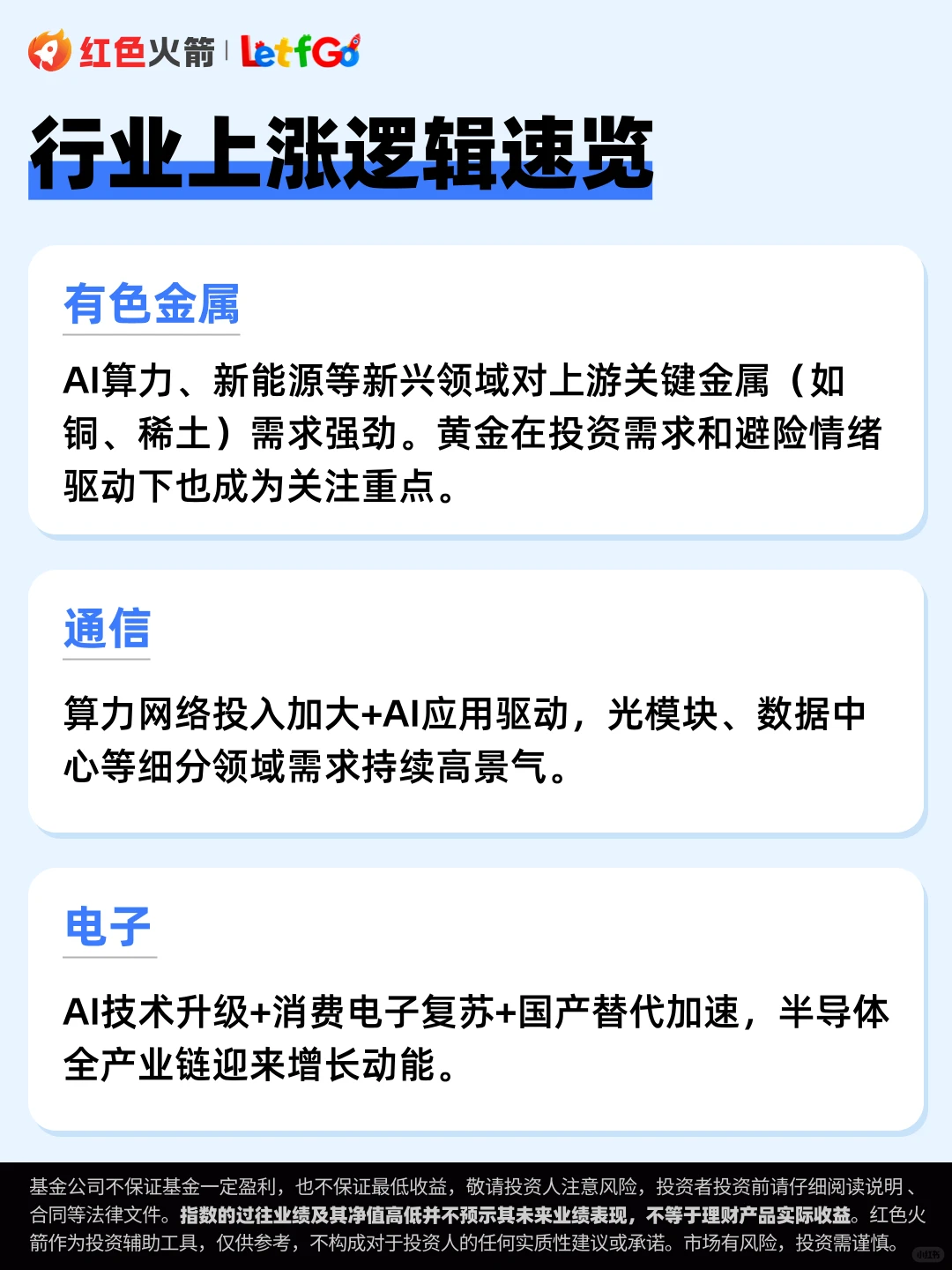 红色火箭三季度总结!哪些指数或可关注?