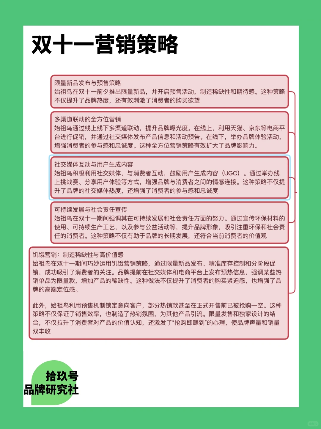 ?每天学习一个品牌案例|始祖鸟X双十一