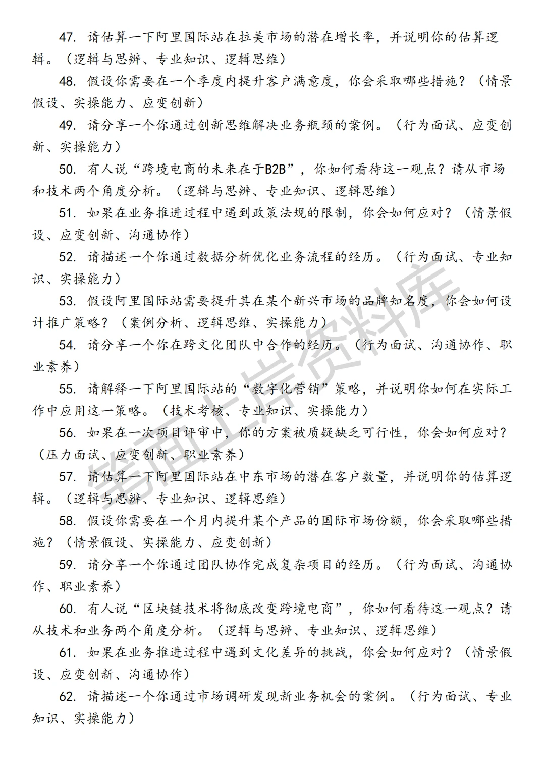 阿里国际站业务策略