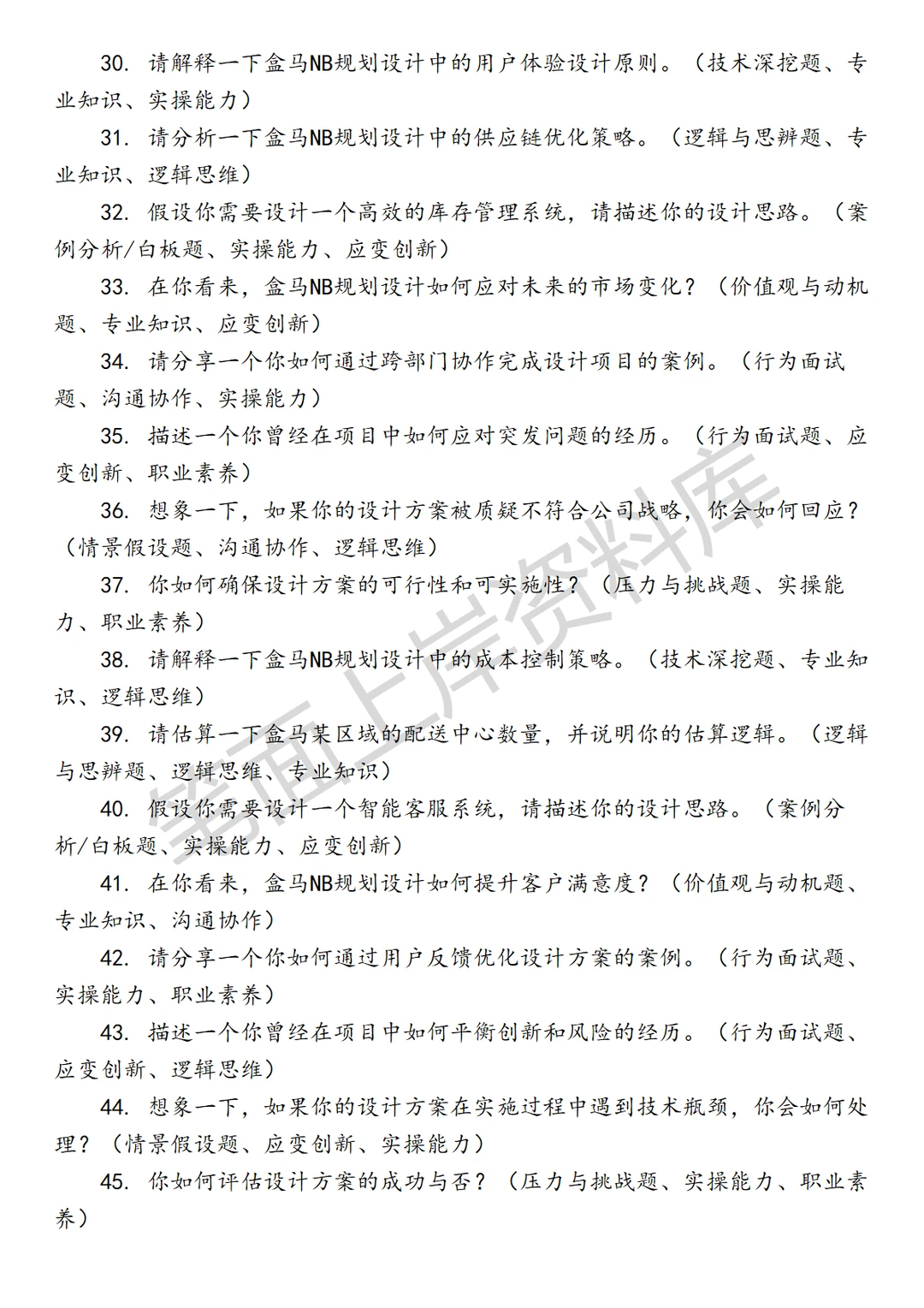 盒马NB规划设计专员