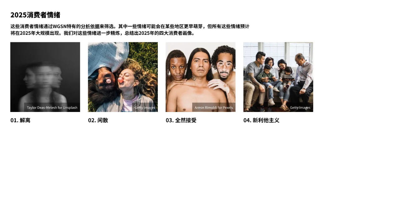 WGSN-2025年消费者趋势报告