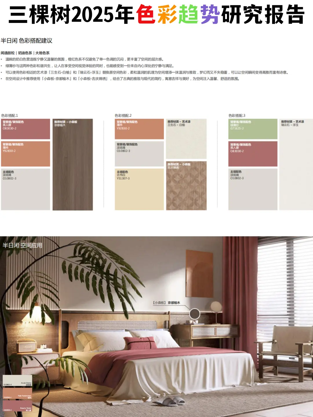 三棵树2025年色彩趋势研究报告