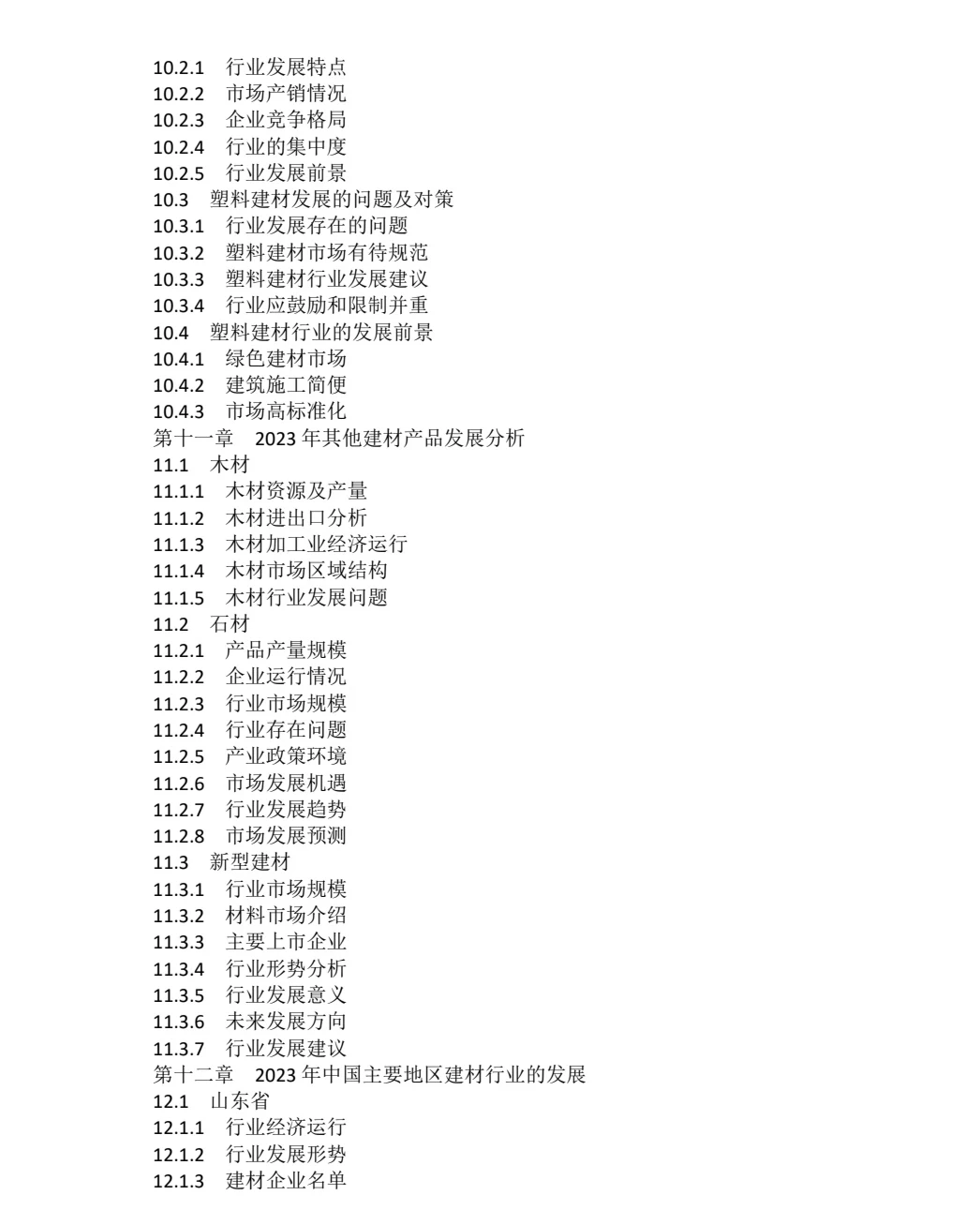 2023-2030年全球建材行业市场调研及投资前景