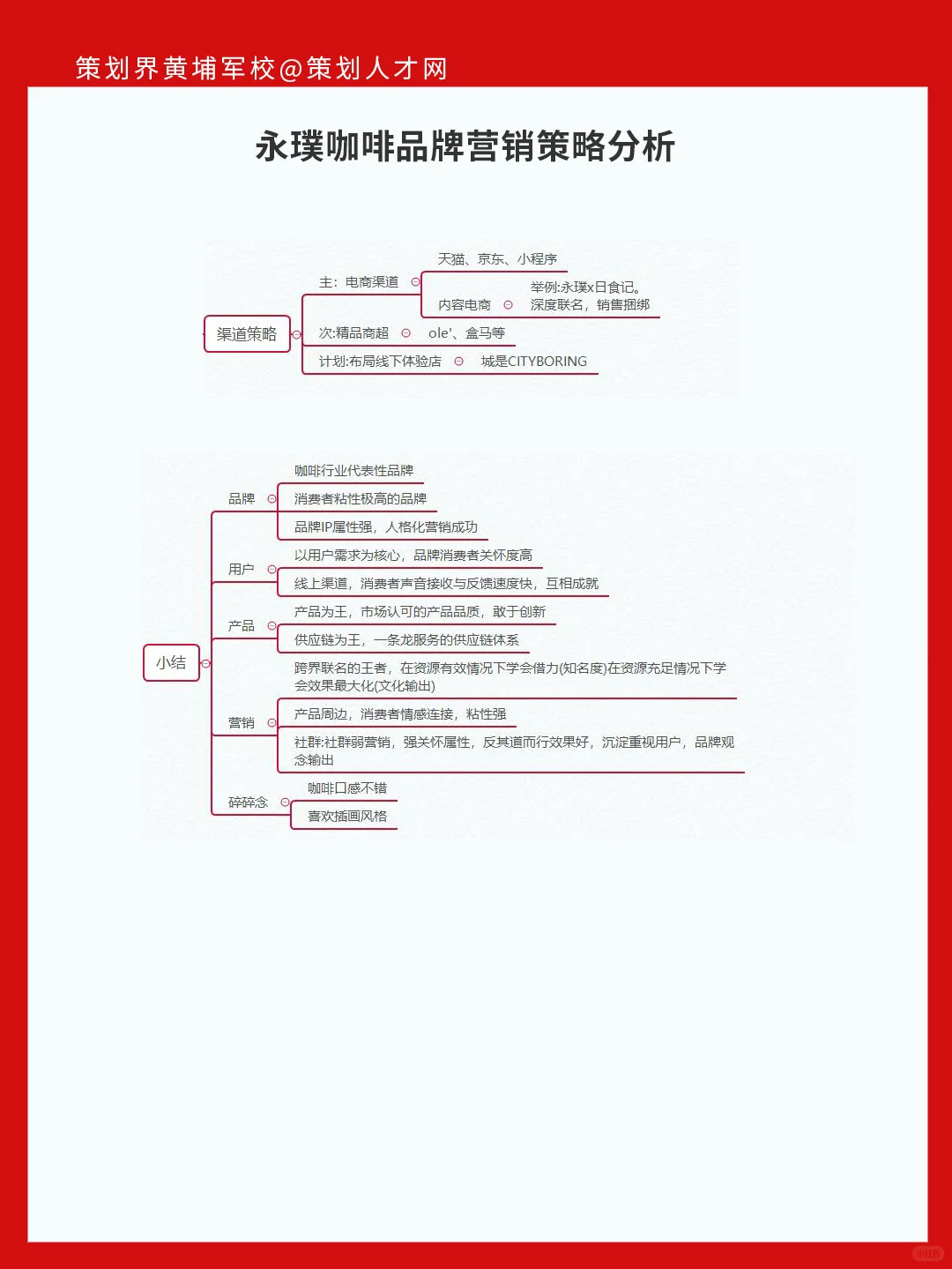 永璞咖啡品牌营销策略分析