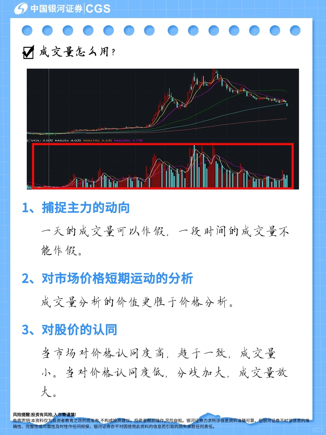?小白必学|成交量一个不会骗人的指标