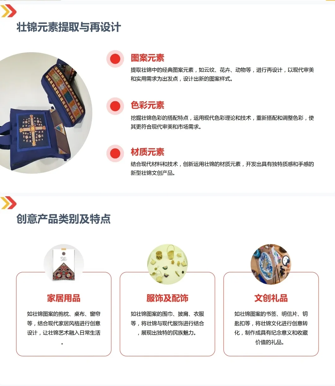 非遗壮锦文创产品创业计划书Word➕PPT