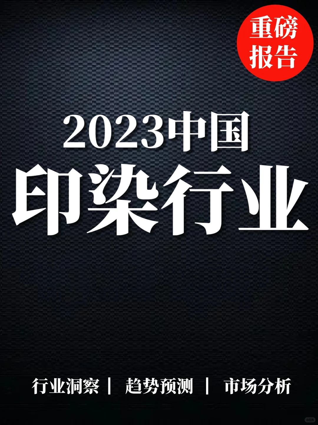 重磅报告｜2023中国印染行业概览
