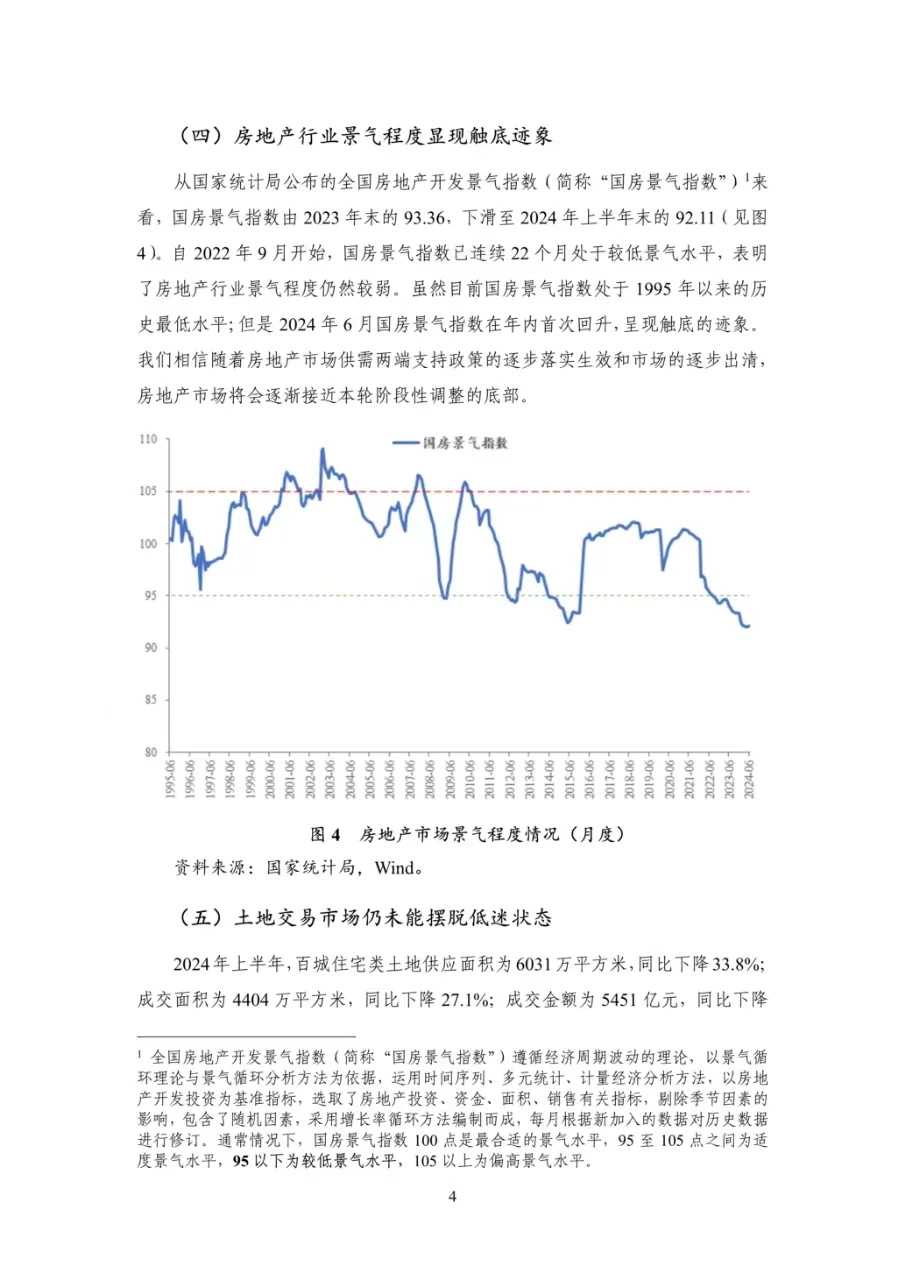 房地产市场及房地产金融运行
