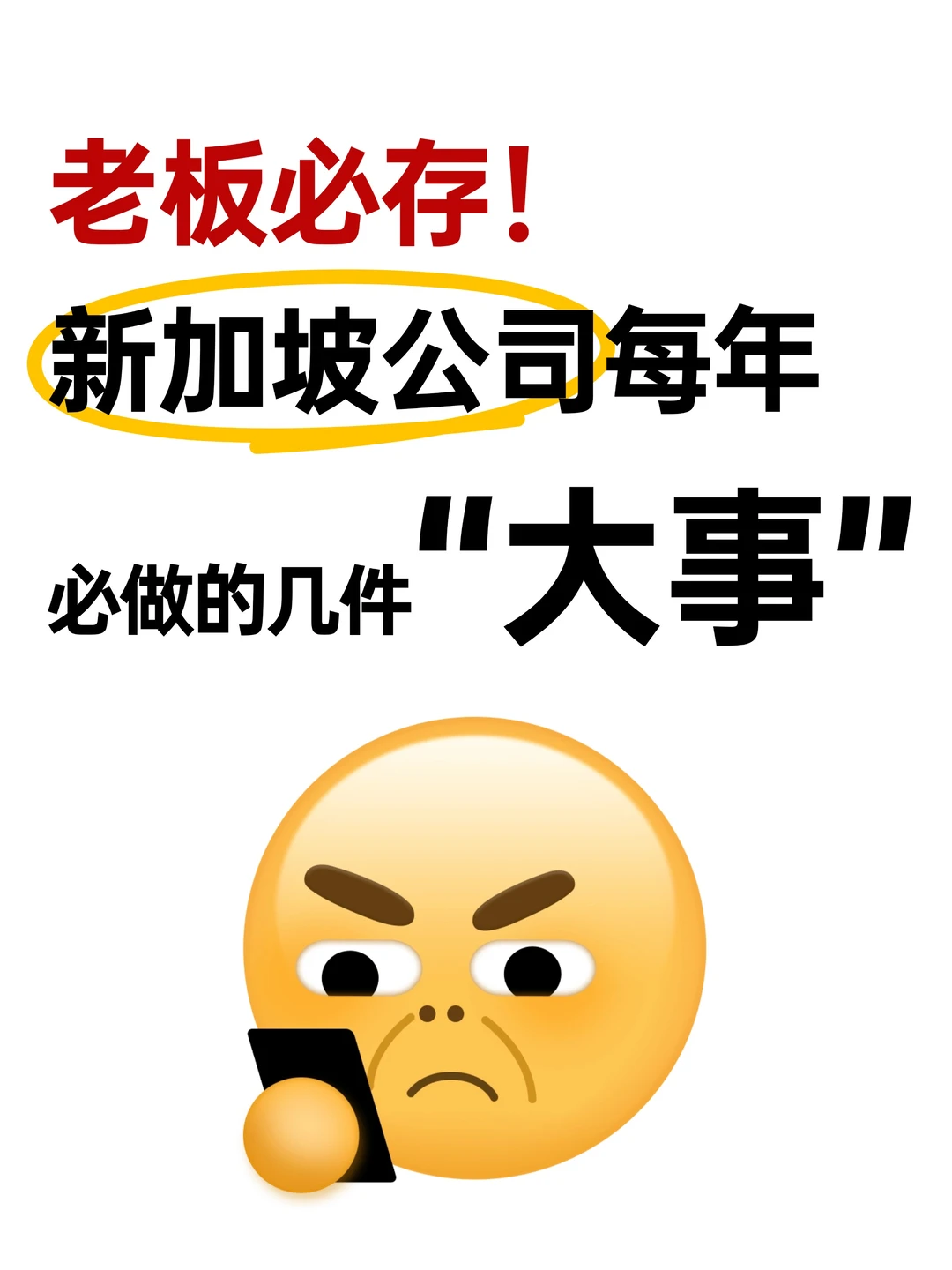 新加坡公司年度合规申报指南