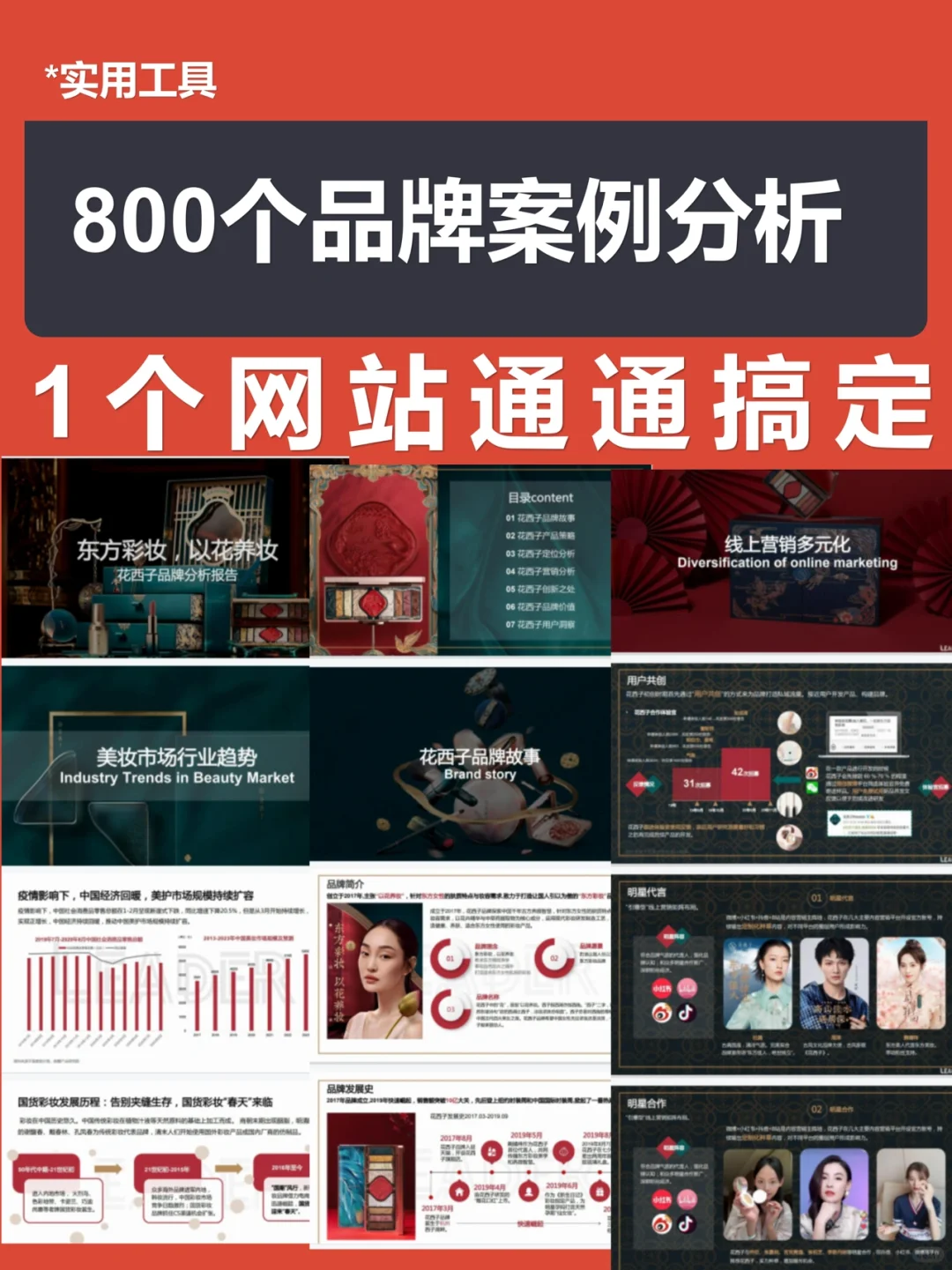 800个品牌案例分析花西子三顿半一招搞定