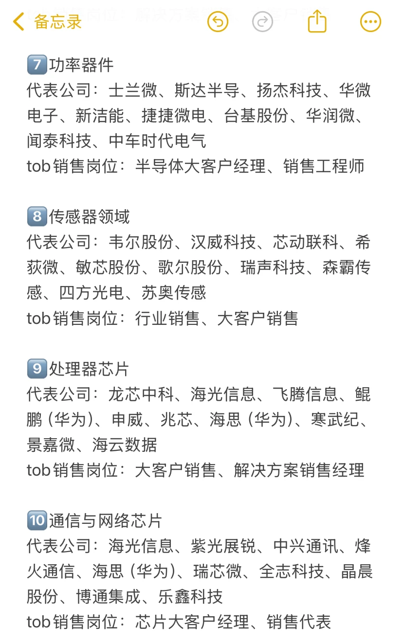 转行做销售，冲一冲这些芯片公司tob销售