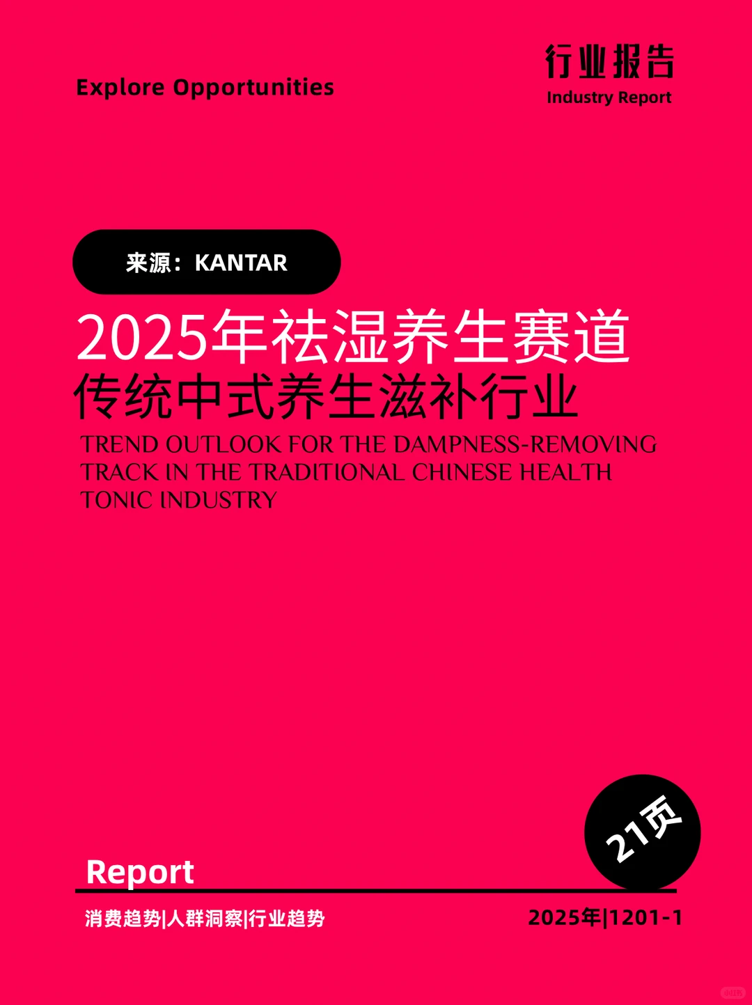 2025年祛湿养生赛道传统中式养生滋补行业