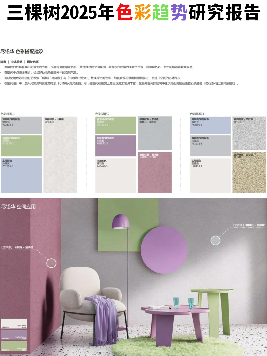 三棵树2025年色彩趋势研究报告