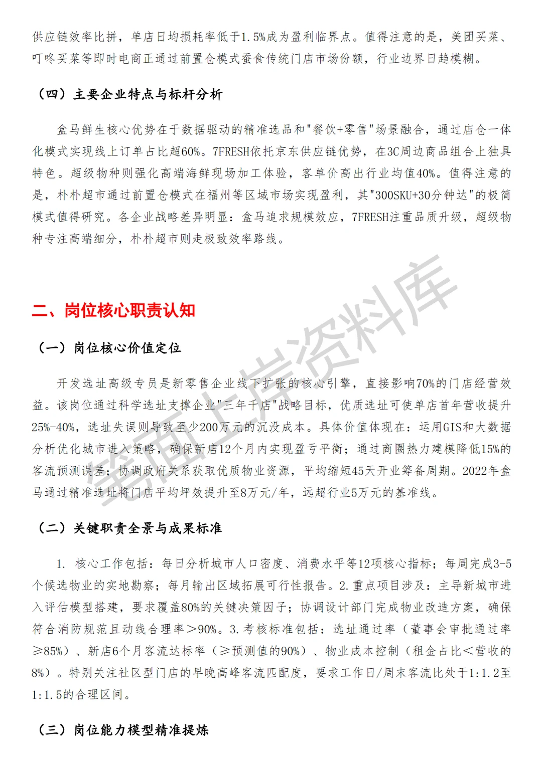 盒马NB开发选址高级专员