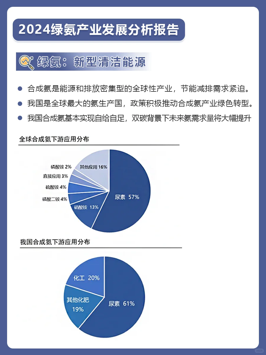 2024绿氨产业发展分析报告