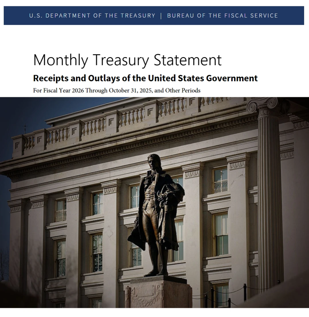 美国2025 年 10 月月度财政报告