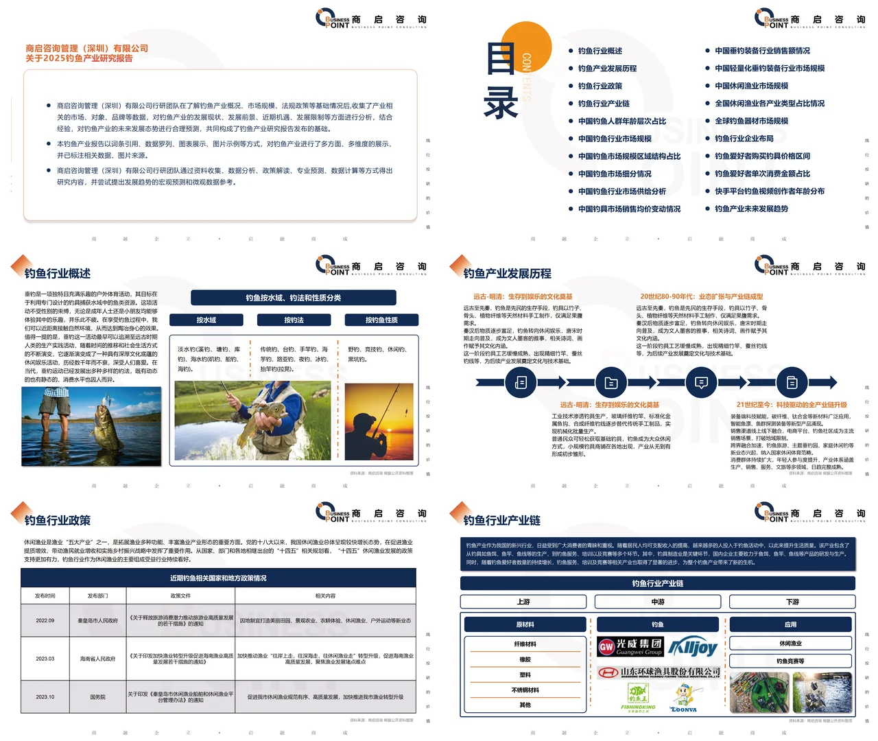 ? 商启咨询 钓鱼产业研究报告