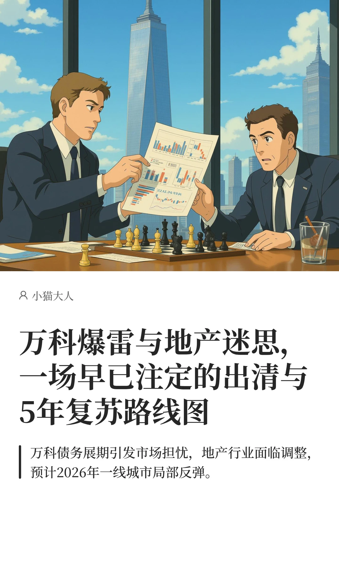 地产的危与机：从万科爆雷看行业未来走向