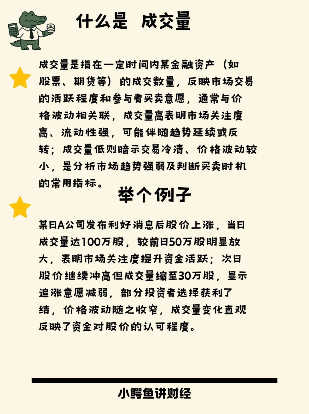 每天学点金融小知识 成交量 第90期