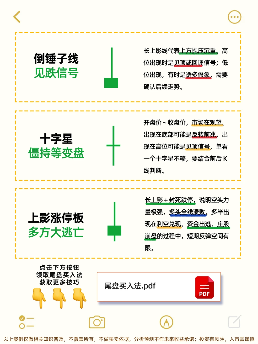 K线经典口诀大全！让你少走10年弯路