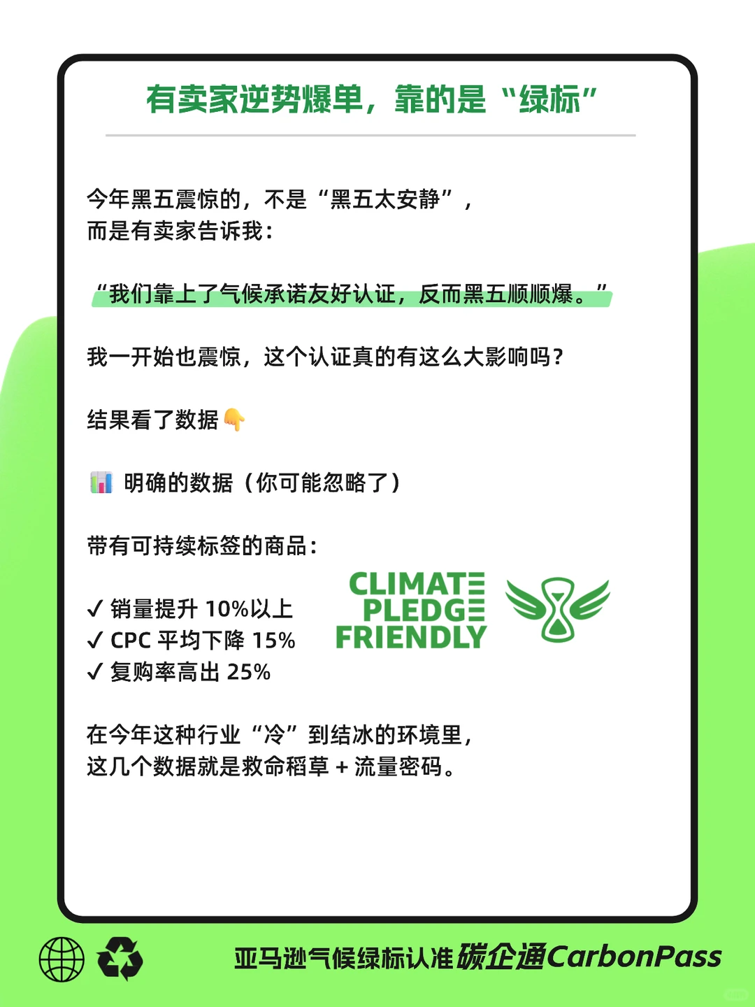 黑五沉默？卖家靠一个绿标逆势突围！