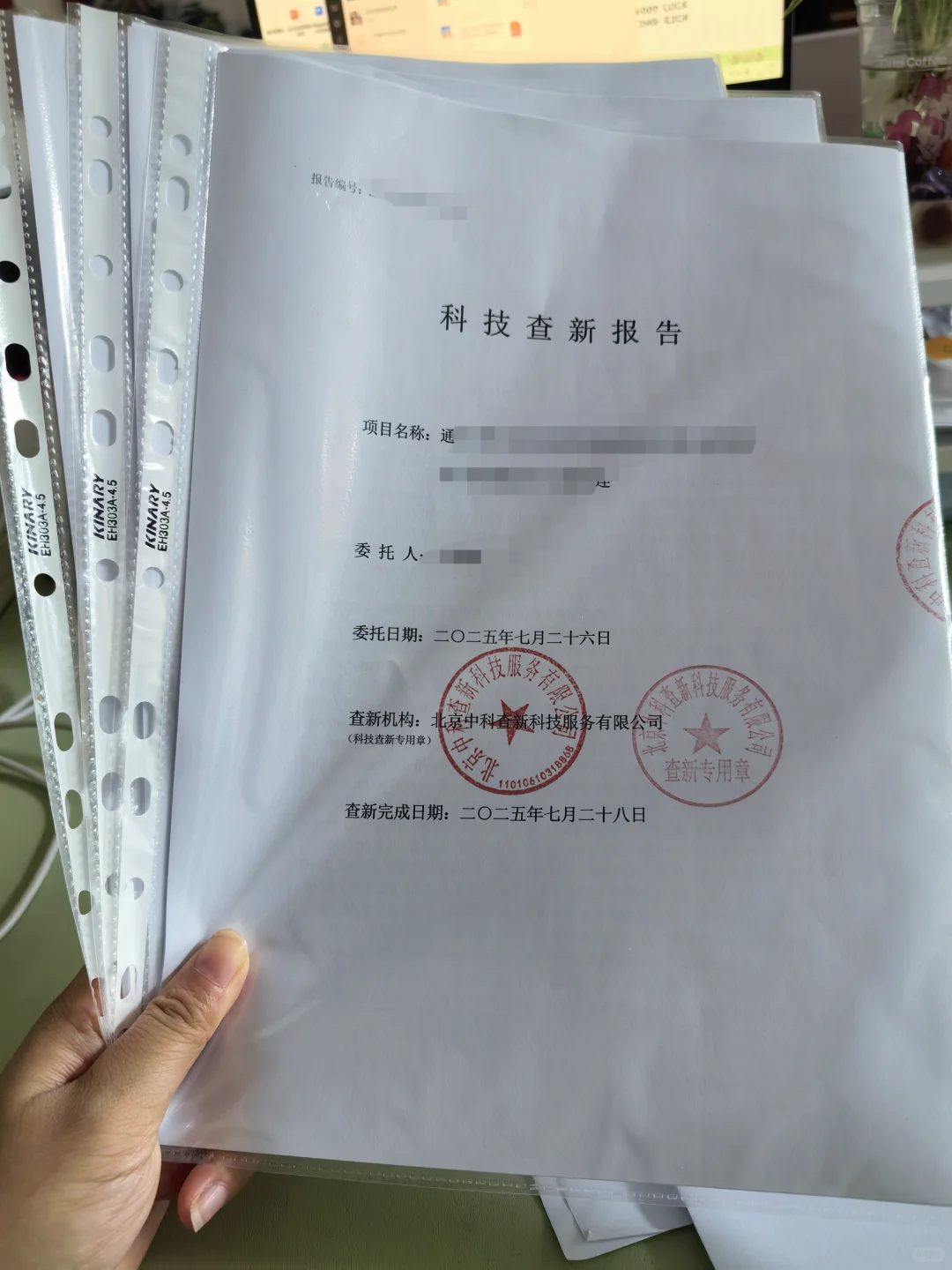 交付科技查新、科技成果评价案例