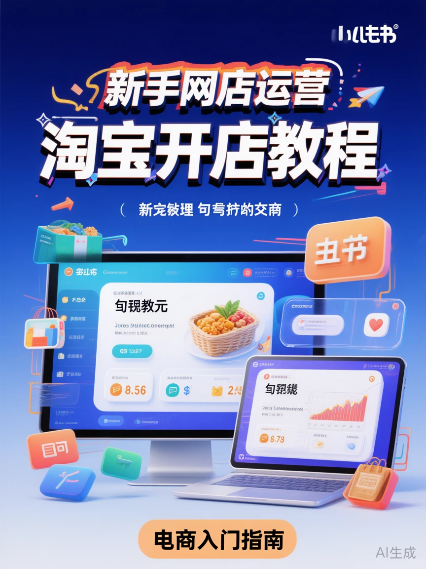 新手开网店宝藏教程?