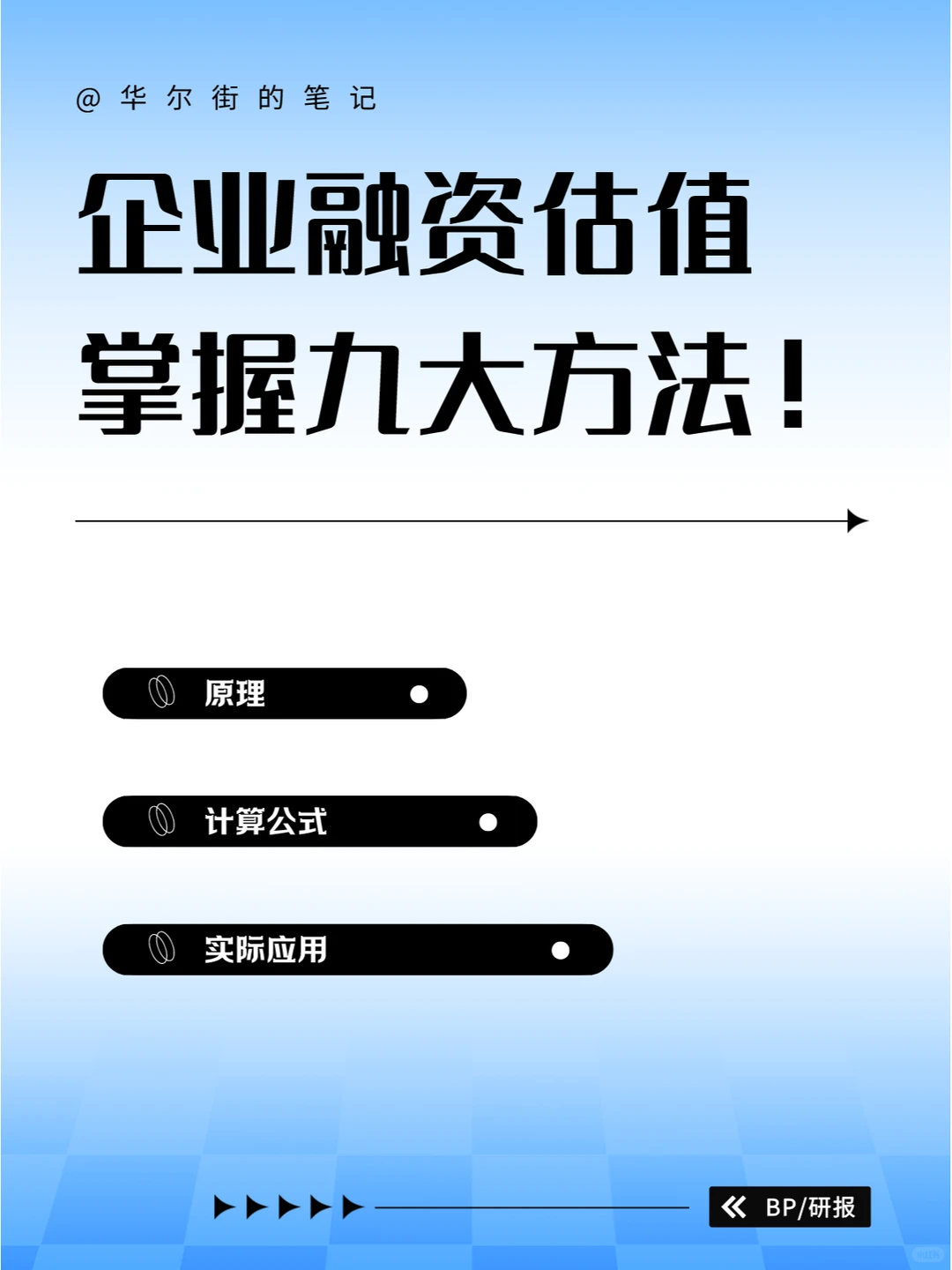 企业融资估值，你不得不知的九大方法！?