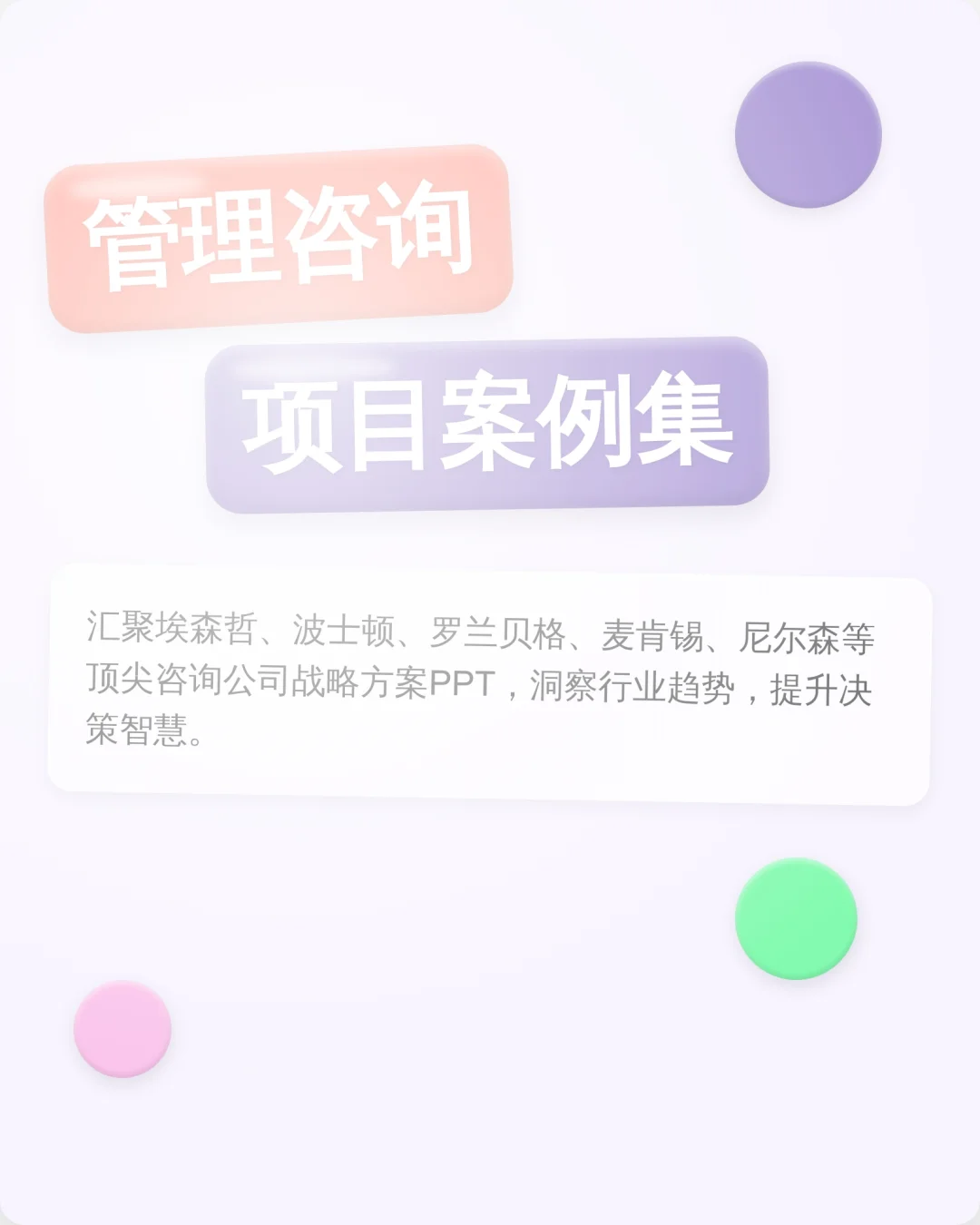 咨询项目案例报告战略方案PPT