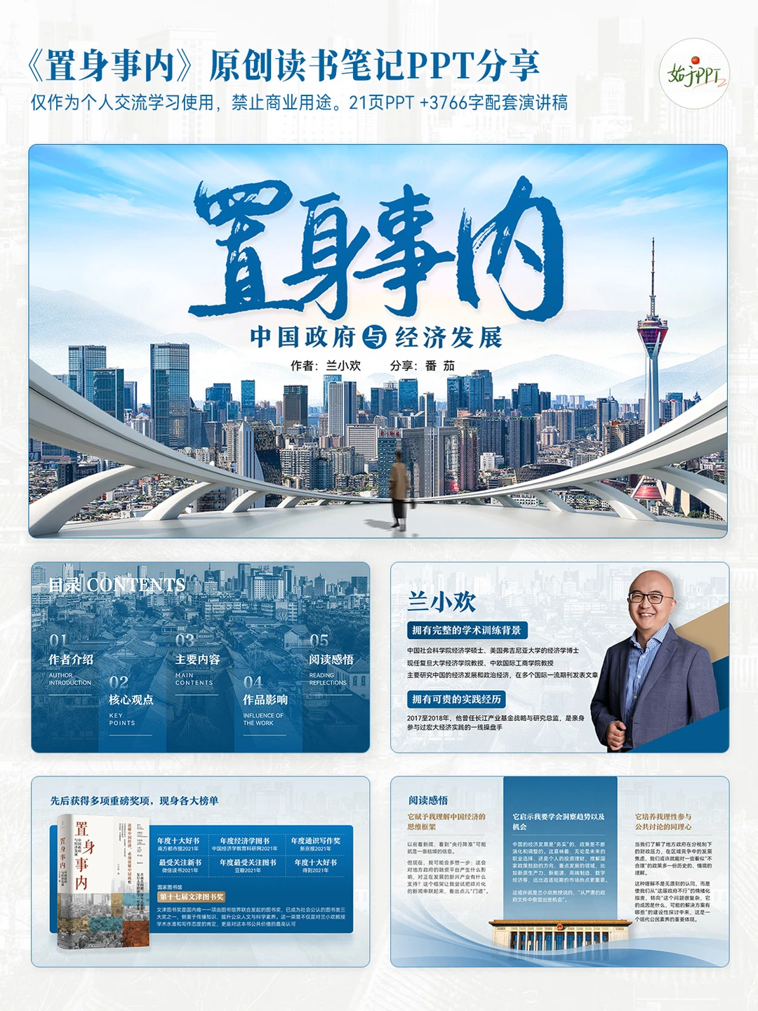 读懂中国经济！《置身事内》读书PPT分享