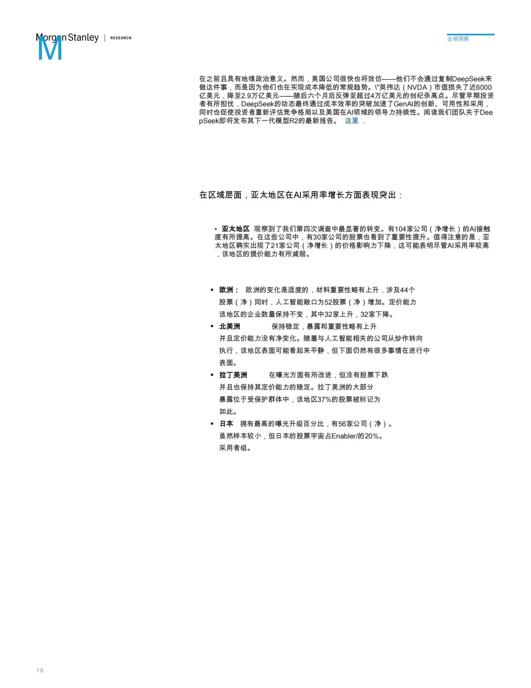 人工智能变革速度趋势?