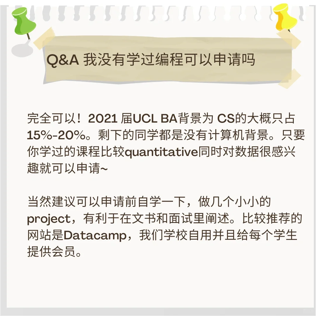 UCL BA 商业分析课程介绍 Part1