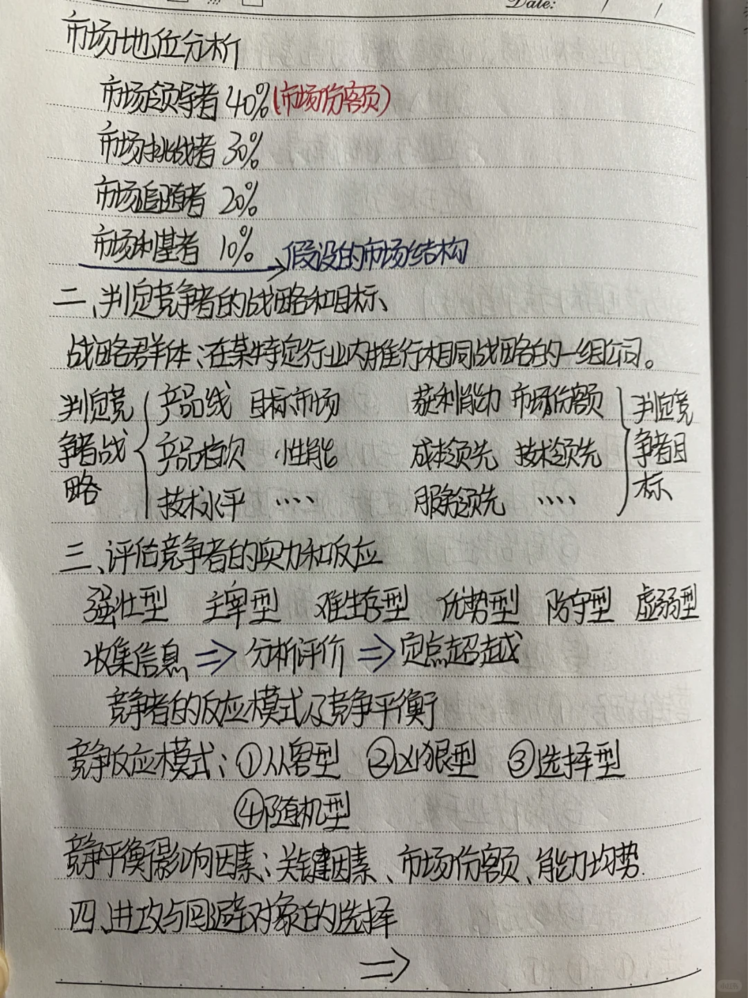 市场营销分析竞争动态