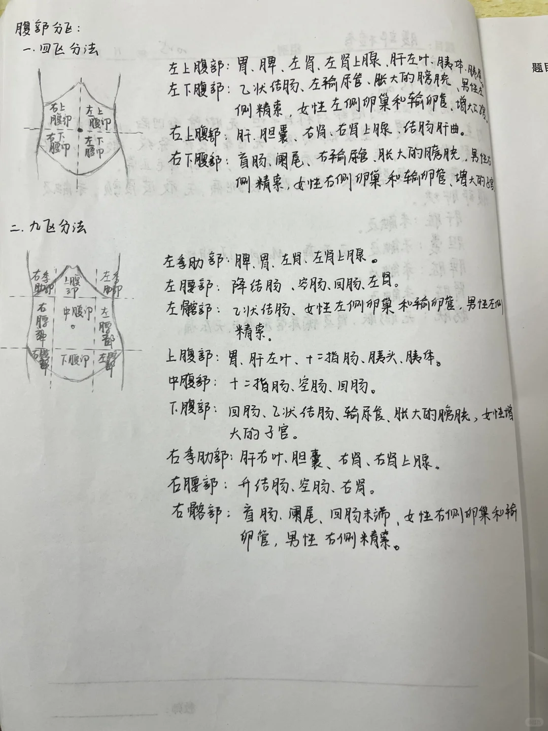 诊断学实验报告