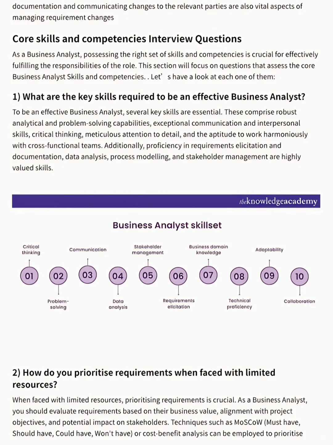 这么准备Business Analyst的人真的是天才