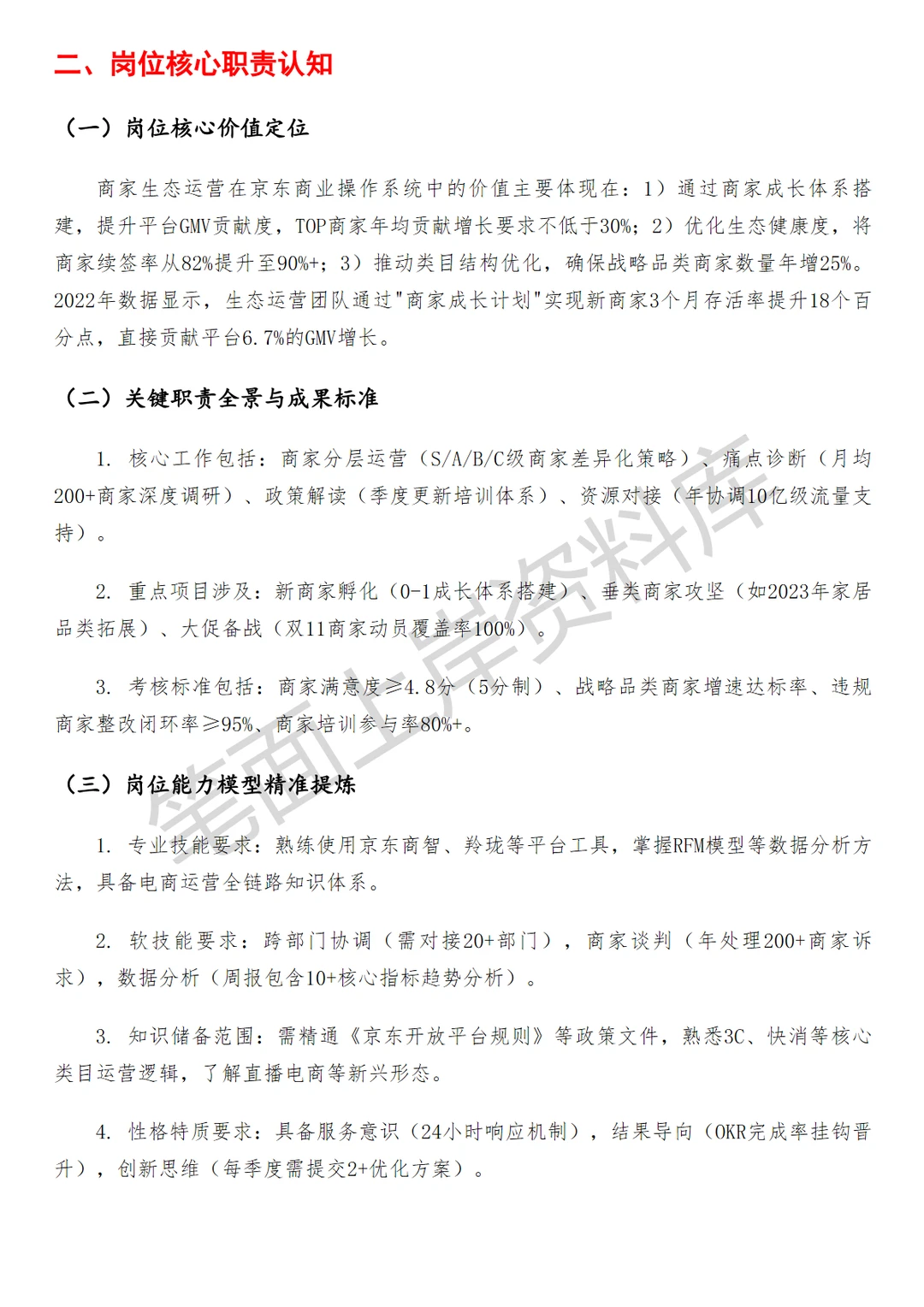 京东商家生态运营