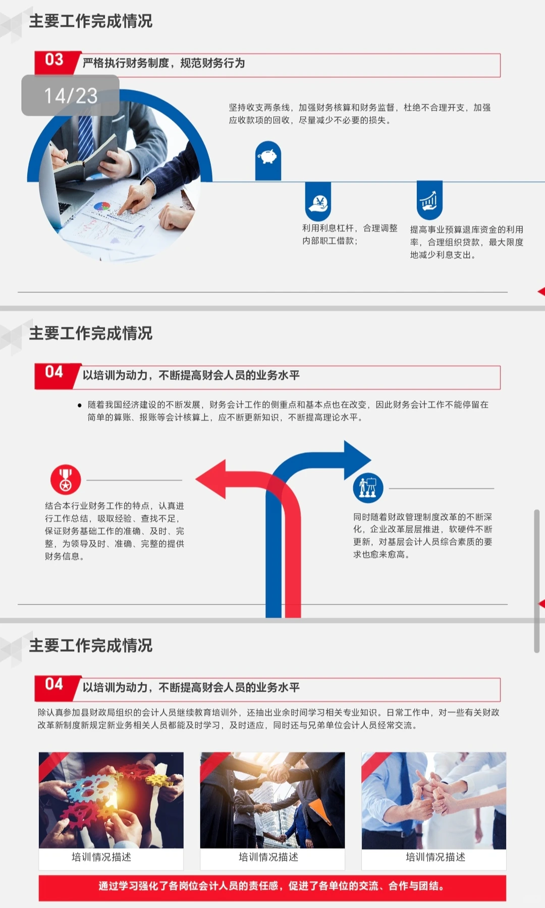 绝对干货❗❗财务年终报告模板来啦?