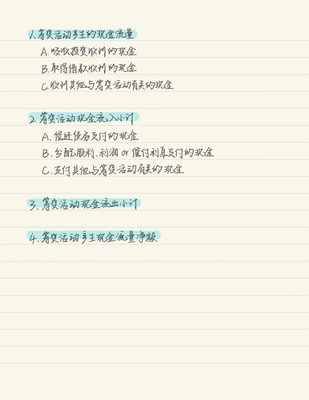 坚持住啊！！！25初会第九章：财务报告