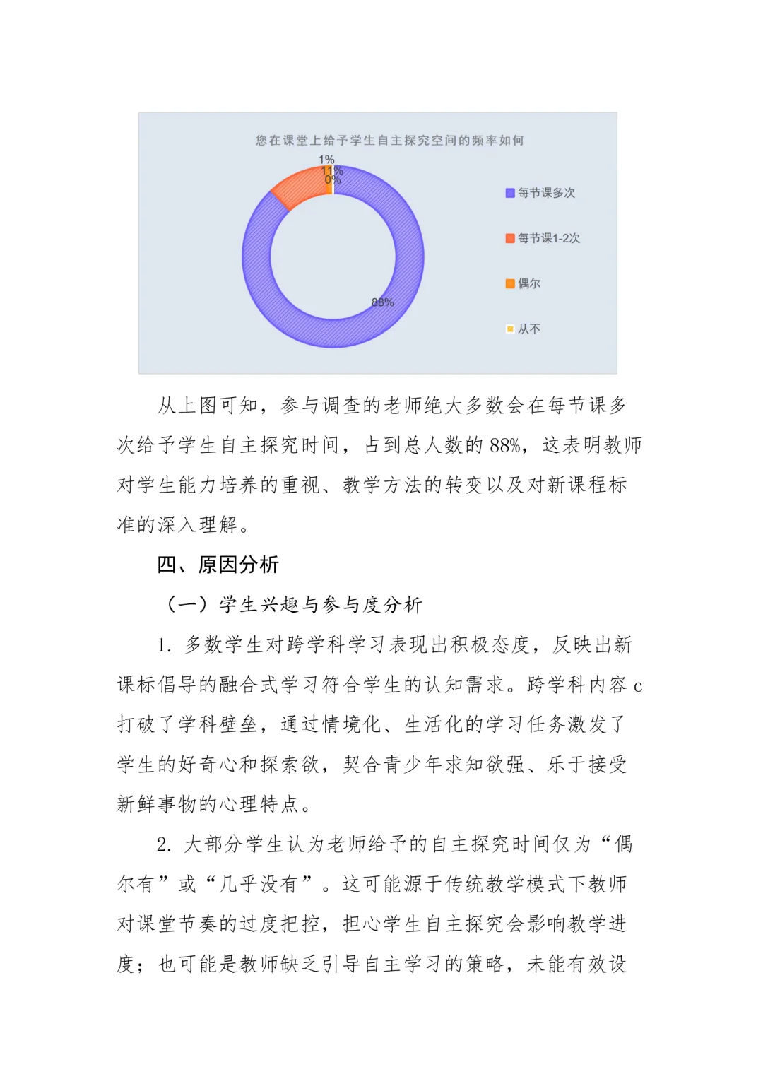最新问卷调查分析报告来啦??