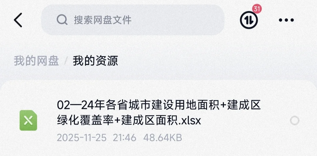 2003-2024年全国31省城市建成区绿化覆盖率