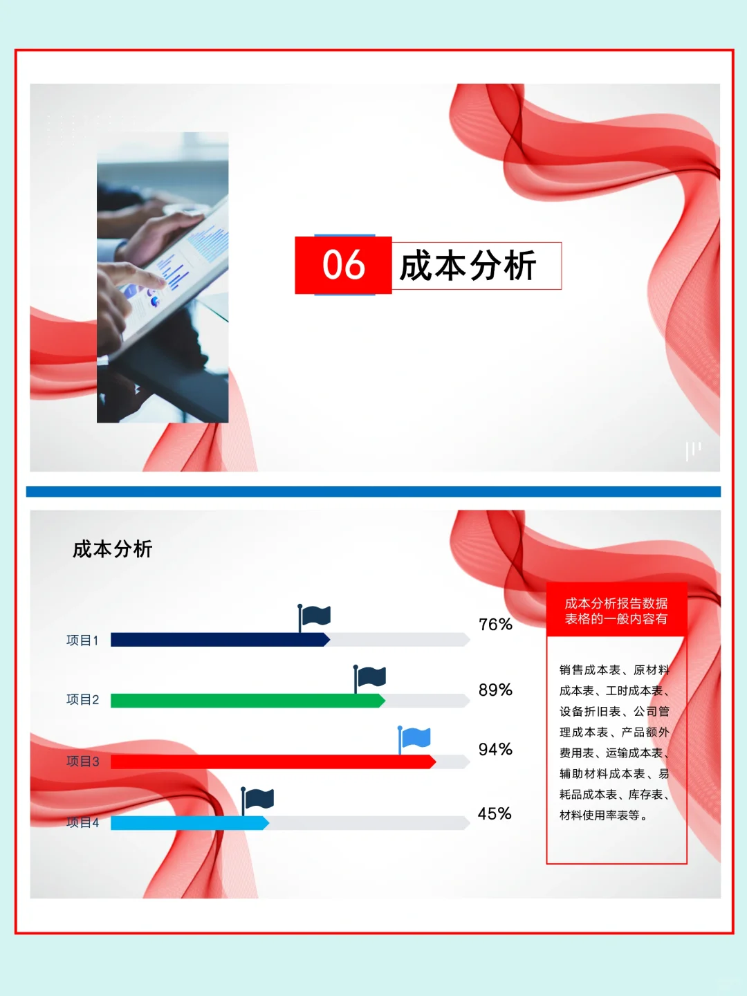 第一次见有人把财务年中总结做这么漂亮?