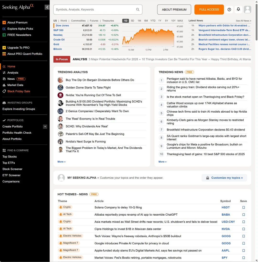 Alpha Picks - 美股中长期智能投资组合